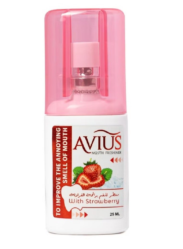 معطر للفم براحة الفراولة ٢٥مل